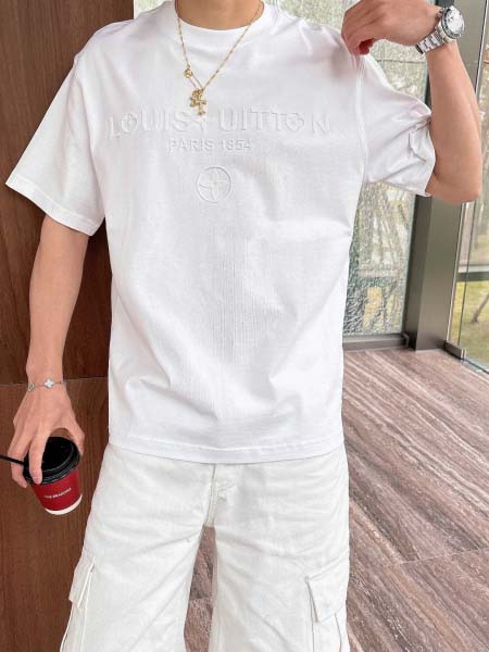 2025年4月6日入荷新作Louis Vuitton半袖 Tシャツ高級品/LD工場