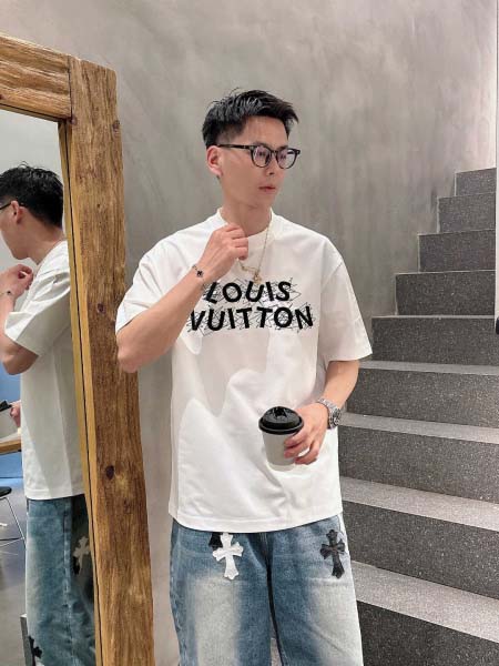 2025年4月6日入荷新作Louis Vuitton半袖 Tシャツ高級品/LD工場