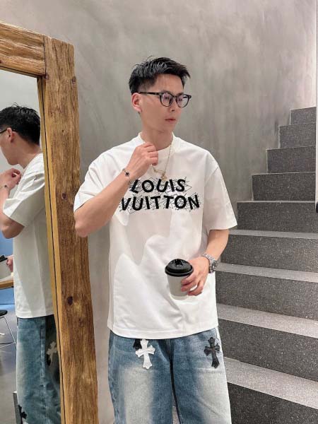 2025年4月6日入荷新作Louis Vuitton半袖 Tシャツ高級品/LD工場