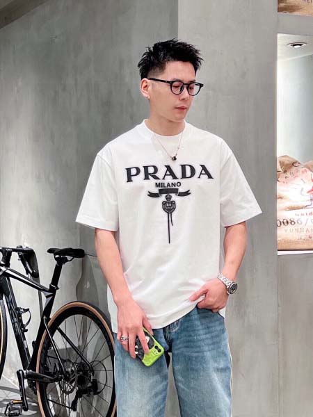 2025年4月6日入荷新作Prada半袖 Tシャツ高級品/LD工場