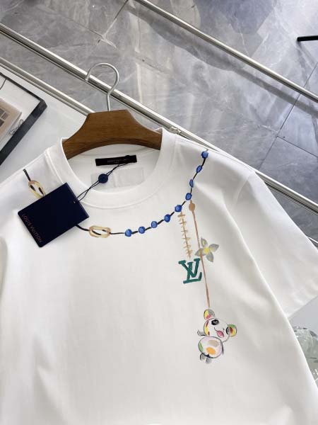 2025年4月8日入荷新作Louis Vuitton半袖 Tシャツ高級品/LD工場