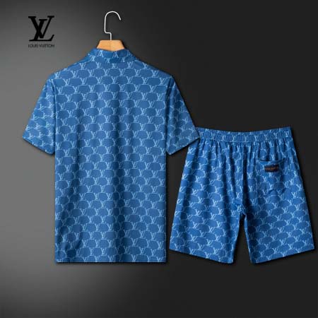 2025年4月9日入荷新作Louis Vuitton夏服 上下セット メンズ誕生日プレゼントは高級感/yich工場