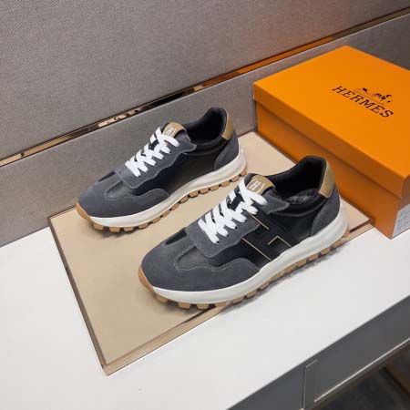 2025年4月10日入荷新品Hermesカジュアルシューズ/スニーカー｜メンズ革靴本革製ギフト/誕生日/TL工場