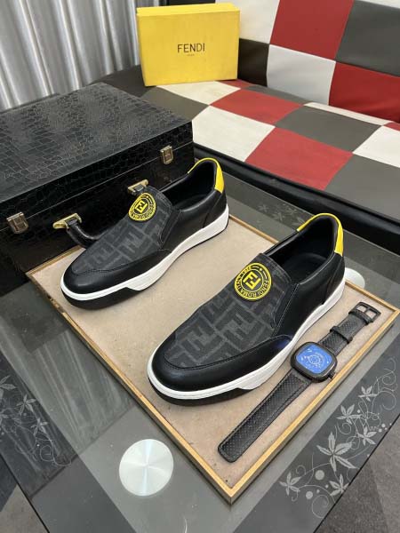 2025年4月10日入荷新品Fendiカジュアルシューズ/スニーカー｜メンズ革靴本革製ギフト/誕生日/TL工場