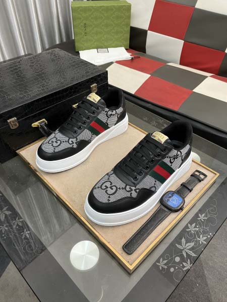 2025年4月10日入荷新品GUCCIカジュアルシューズ/スニーカー｜メンズ革靴本革製ギフト/誕生日/TL工場