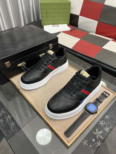 2025年4月10日入荷新品GUCCIカジュアルシューズ/スニーカー｜メンズ革靴本革製ギフト/誕生日/TL工場