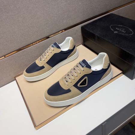 2025年4月10日入荷新品Pradaカジュアルシューズ/スニーカー｜メンズ革靴本革製ギフト/誕生日/TL工場