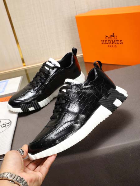 2025年4月10日入荷新品HERMESカジュアルシューズ/スニーカー｜メンズ革靴本革製ギフト/誕生日/TL工場