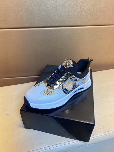 2025年4月11日入荷新品Versaceカジュアルシューズ/スニーカー｜メンズ革靴本革製ギフト/誕生日/TL工場