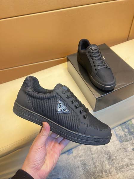 2025年4月11日入荷新品Pradaカジュアルシューズ/スニーカー｜メンズ革靴本革製ギフト/誕生日/TL工場