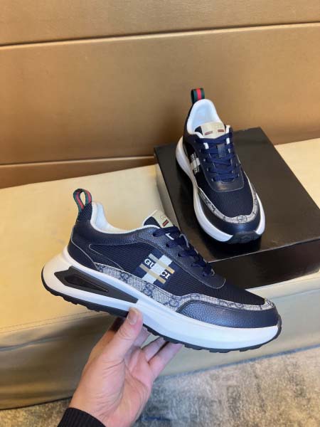 2025年4月11日入荷新品Gucciカジュアルシューズ/スニーカー｜メンズ革靴本革製ギフト/誕生日/TL工場