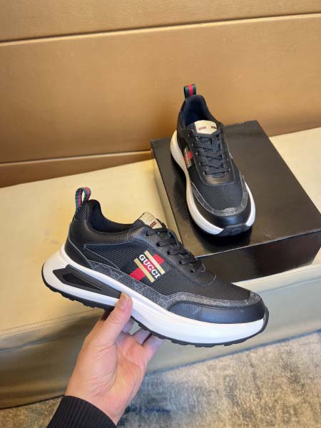 2025年4月11日入荷新品Gucciカジュアルシューズ/スニーカー｜メンズ革靴本革製ギフト/誕生日/TL工場