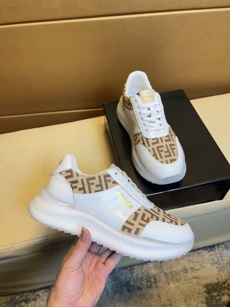 2025年4月11日入荷新品Fendiカジュアルシューズ/スニーカー｜メンズ革靴本革製ギフト/誕生日/TL工場