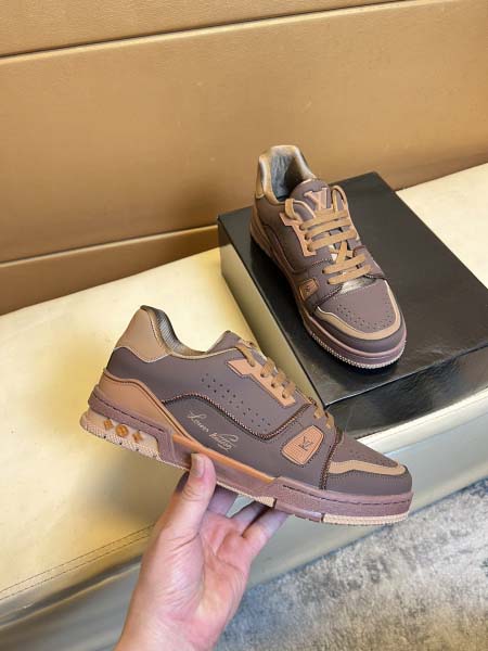 2025年4月11日入荷新品Louis Vuittonカジュアルシューズ/スニーカー｜メンズ革靴本革製ギフト/誕生日/TL工場