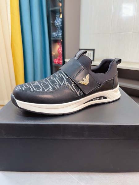 2025年4月11日入荷新品Armaniカジュアルシューズ/スニーカー｜メンズ革靴本革製ギフト/誕生日/TL工場