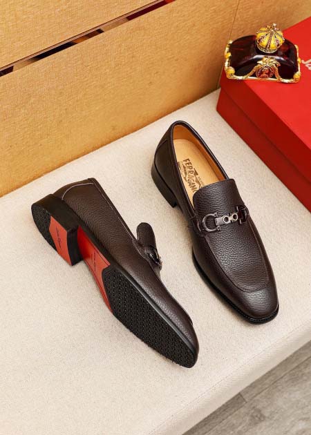 2025年4月11日入荷新品Ferragamoカジュアルシューズ/スニーカー｜メンズ革靴本革製ギフト/誕生日/TL工場