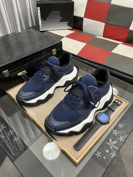 2025年4月11日入荷新品Dsquared2カジュアルシューズ/スニーカー｜メンズ革靴本革製ギフト/誕生日/TL工場