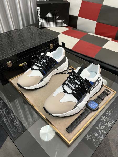 2025年4月11日入荷新品Dsquared2カジュアルシューズ/スニーカー｜メンズ革靴本革製ギフト/誕生日/TL工場