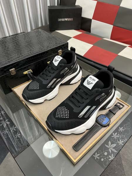 2025年4月11日入荷新品Armaniカジュアルシューズ/スニーカー｜メンズ革靴本革製ギフト/誕生日/TL工場