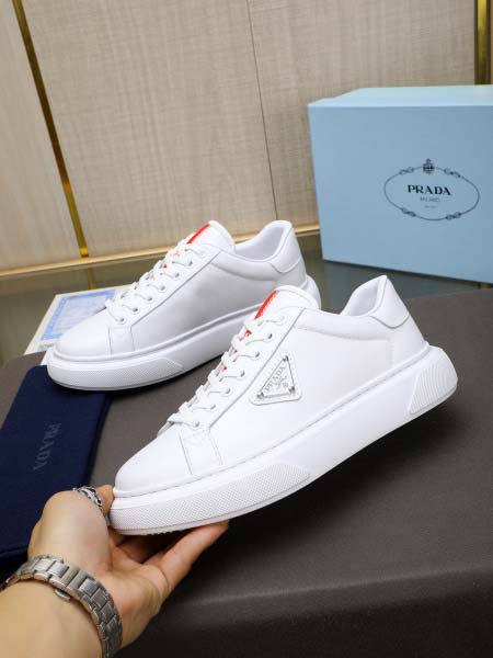 2025年4月11日入荷新品Pradaカジュアルシューズ/スニーカー｜メンズ革靴本革製ギフト/誕生日/TL工場