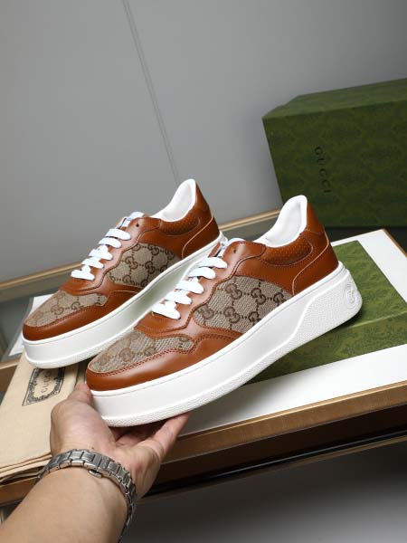 2025年4月11日入荷新品Gucciカジュアルシューズ/スニーカー｜メンズ革靴本革製ギフト/誕生日/TL工場