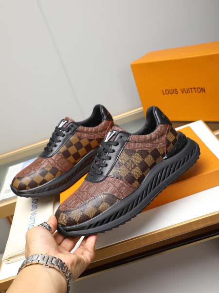 2025年4月11日入荷新品Louis Vuittonカジュアルシューズ/スニーカー｜メンズ革靴本革製ギフト/誕生日/TL工場