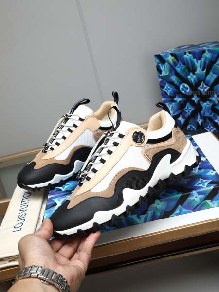 2025年4月11日入荷新品Louis Vuittonカジュアルシューズ/スニーカー｜メンズ革靴本革製ギフト/誕生日/TL工場