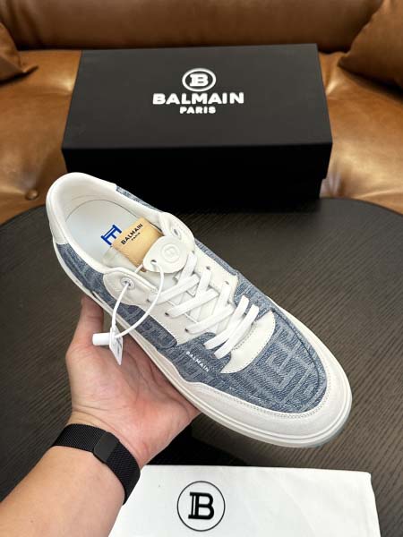 2025年4月11日入荷新品BALMAINカジュアルシューズ/スニーカー｜メンズ革靴本革製ギフト/誕生日/TL工場