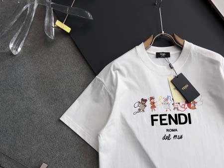 2025年4月13日入荷春夏 新作Fendi半袖 tシャツ高級なプレゼント/誕生日プレゼント/高品質/メンツ/記念品/ wenzhou工場