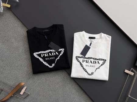 2025年4月14日入荷春夏 新作Prada半袖 tシャツ高級なプレゼント/誕生日プレゼント/高品質/メンツ/記念品/ wenzhou工場