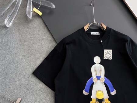 2025年4月14日入荷春夏 新作LOEWE半袖 tシャツ高級なプレゼント/誕生日プレゼント/高品質/メンツ/記念品/ wenzhou工場