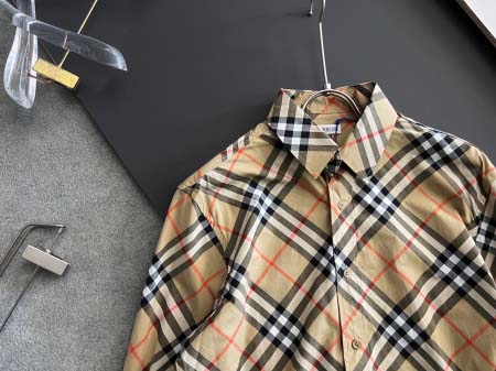 2025年4月14日入荷春夏 新作Burberryシャツ高級なプレゼント/誕生日プレゼント/高品質/メンツ/記念品/ wenzhou工場