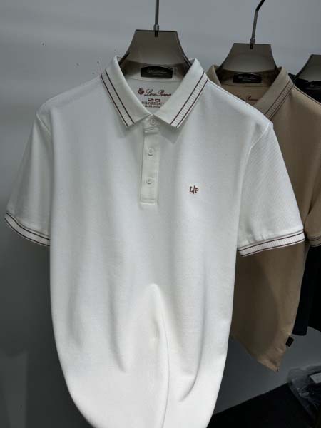 2025年4月24日入荷新作loro piana半袖ポロシャツ 原版复刻高級品香港の会社超厳選★入手困難/誕生日プレゼント/yinx工場M-XXXL