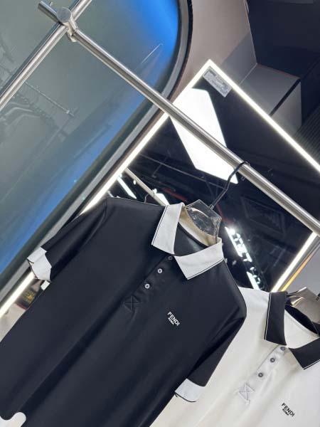 2025年4月24日入荷新作FENDI半袖ポロシャツ 原版复刻高級品香港の会社超厳選★入手困難/誕生日プレゼント/yinx工場48-56