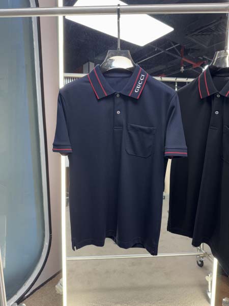 2025年4月25日入荷新作Gucci半袖ポロシャツ 原版复刻高級品香港の会社超厳選★入手困難/誕生日プレゼント/yinx工場