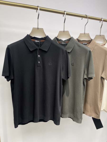 2025年4月25日入荷新作ZEGNA半袖ポロシャツ 原版复刻高級品香港の会社超厳選★入手困難/誕生日プレゼント/yinx工場