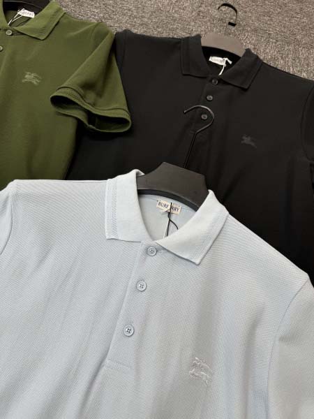 2025年4月25日入荷新作burberry半袖ポロシャツ 原版复刻高級品香港の会社超厳選★入手困難/誕生日プレゼント/yinx工場