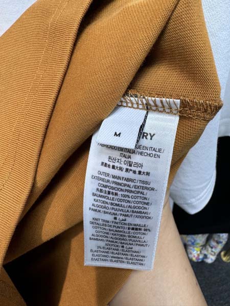 2025年4月25日入荷新作Burberry半袖Tシャツ 原版复刻高級品香港の会社超厳選★入手困難/誕生日プレゼント/yinx工場