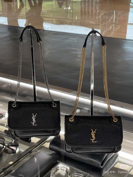2025年4月29日入荷新作 羊革YSL mini niki#サイズ18.5*12*7cm/XX工場