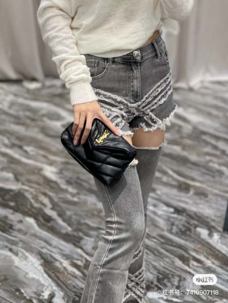 2025年4月29日入荷新作YSL Loulou puffer型番S03020サイズ：18×12×5cm/XX工場