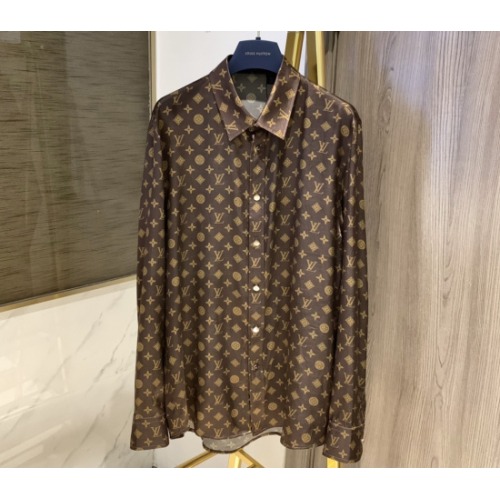 2025年5月1日春夏新品Louis Vuitton長袖シャツ 素材100%:シルク
