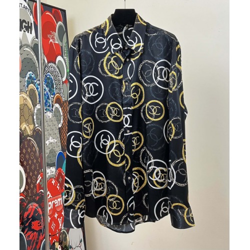 2025年5月1日春夏新品Chanel長袖シャツ 素材100%:シルク
