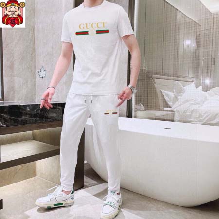 2025年4月1日入荷新作GUCCI夏メンズ 上下セットM-...