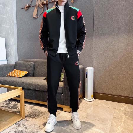 2025年4月2日入荷新作Gucci春秋メンズ 上下セットM...