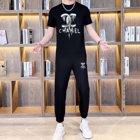 2025年4月2日入荷新作CHANEL夏メンズ 上下セットM...