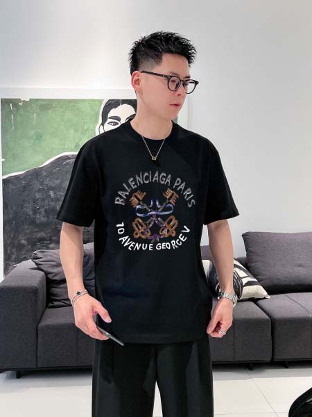 2025年4月2日入荷新作BALENCIAGA半袖 Tシャツ...