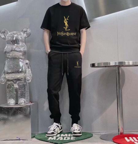 2025年4月2日入荷新作YSL夏メンズ 上下セットM-5X...