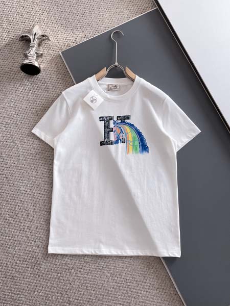 2025年4月3日入荷新作Hermes半袖 Tシャツ高級品/...