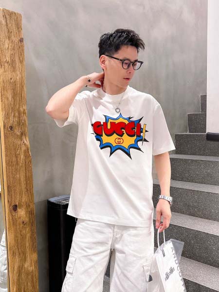 2025年4月6日入荷新作Gucci半袖 Tシャツ高級品/L...