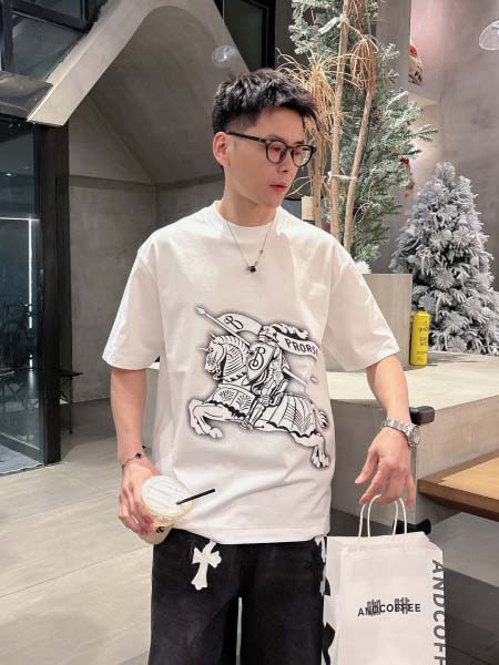 2025年4月6日入荷新作BURBERRY半袖 Tシャツ高級...